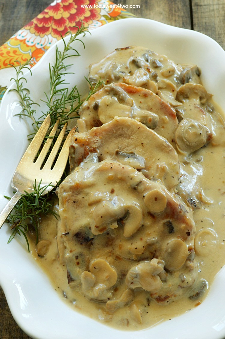 Baked Boneless Pork Chops With Cream Of Mushroom Soup
 Easy Cream of Mushroom Pork Chops Toot Sweet 4 Two