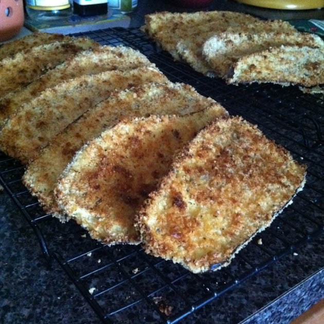 Baked Breaded Eggplant
 Baked Breaded Eggplant