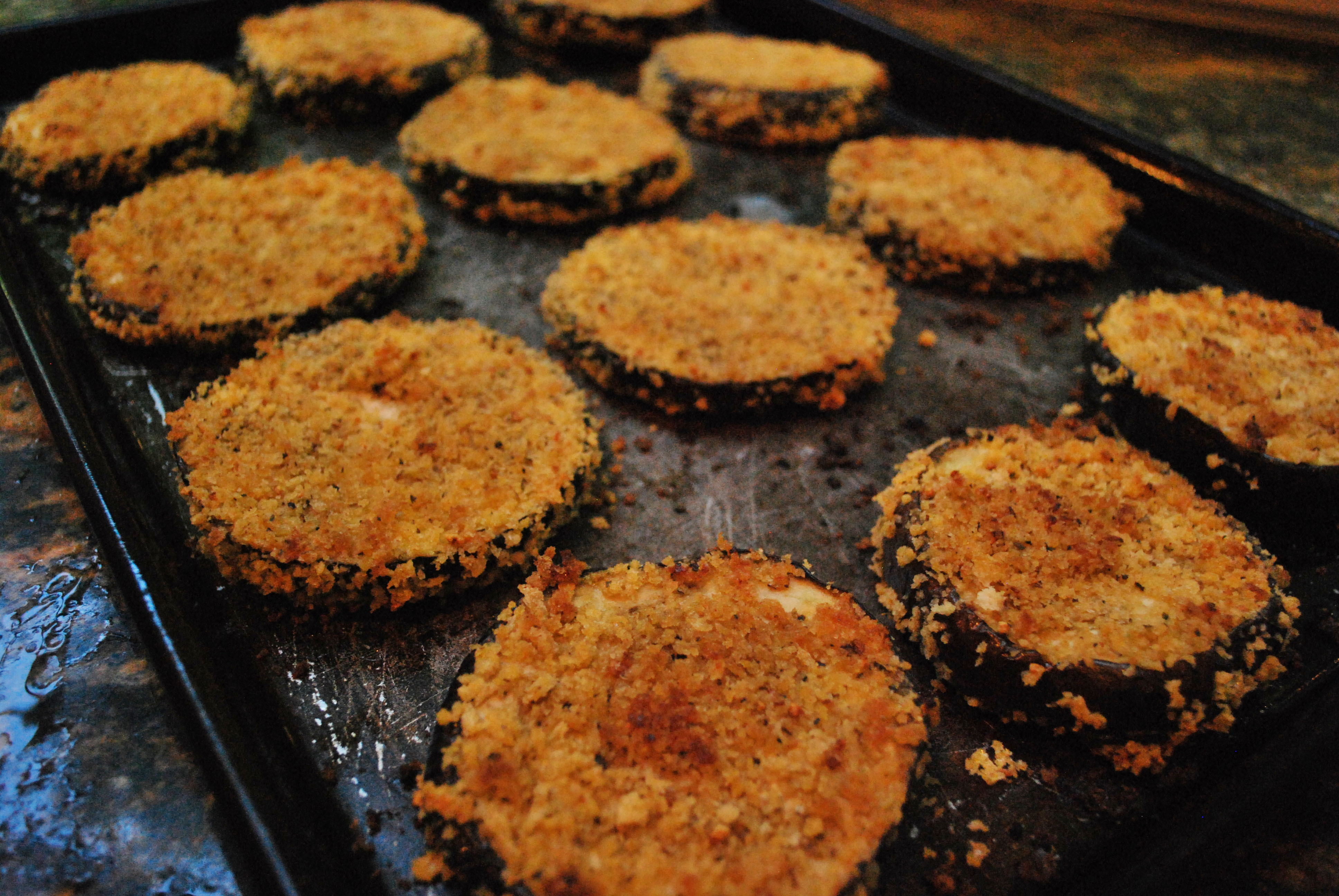 Baked Breaded Eggplant
 Baked Eggplant Parmesan Valerie s Kitchen