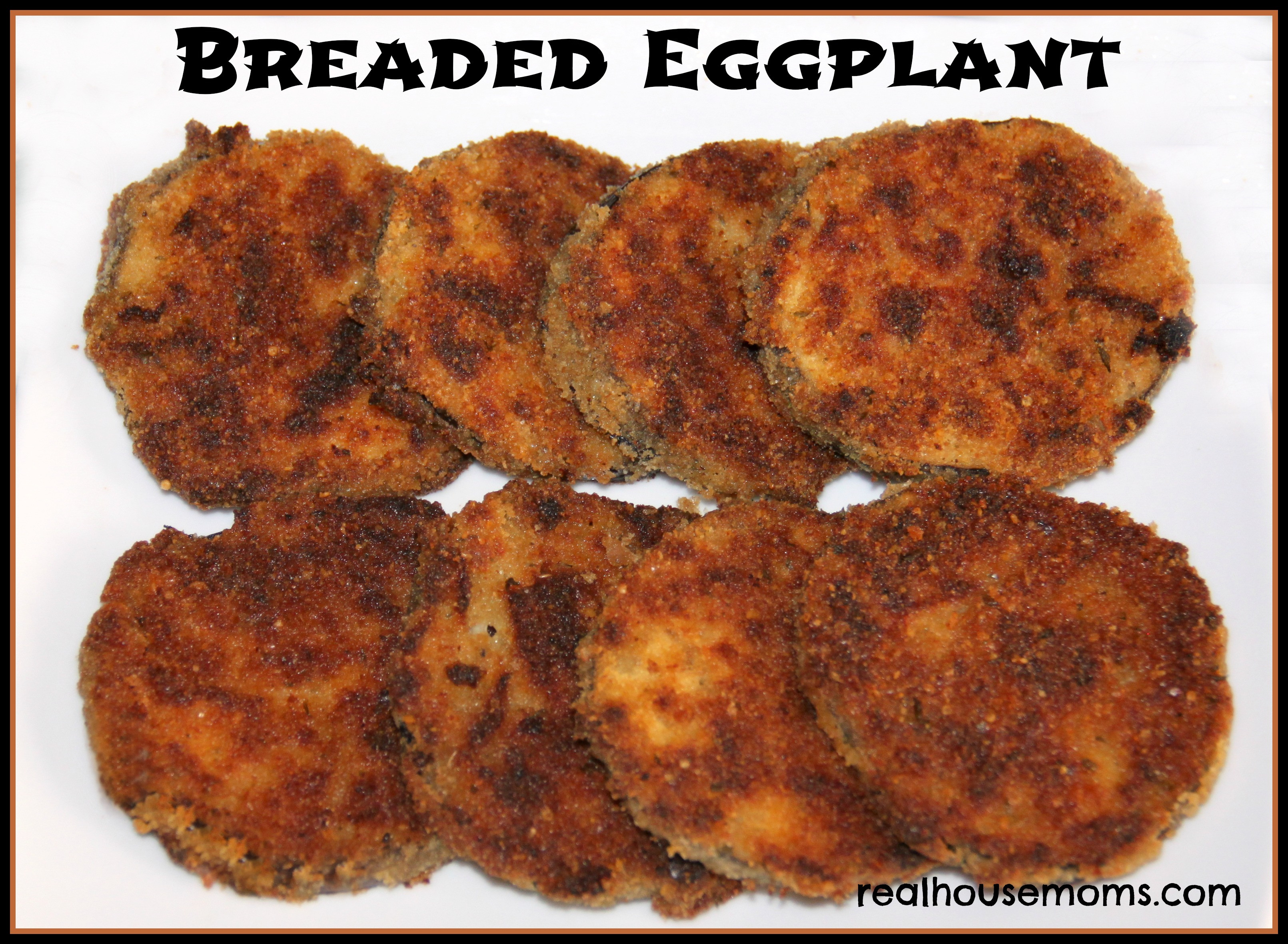 Baked Breaded Eggplant
 baked breaded eggplant