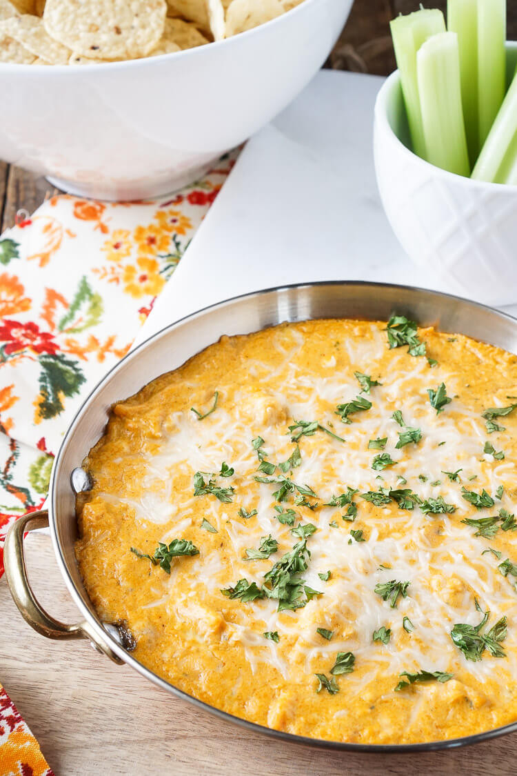 Baked Buffalo Chicken Dip
 Baked Buffalo Chicken Dip Sugar & Soul