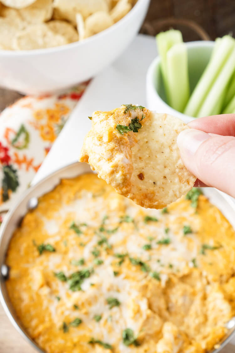 Baked Buffalo Chicken Dip
 Baked Buffalo Chicken Dip Sugar & Soul