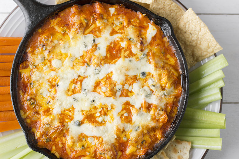 Baked Buffalo Chicken Dip
 Easy Layered Buffalo Chicken Dip Recipe