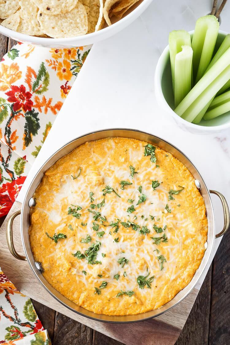 Baked Buffalo Chicken Dip
 Baked Buffalo Chicken Dip Sugar & Soul