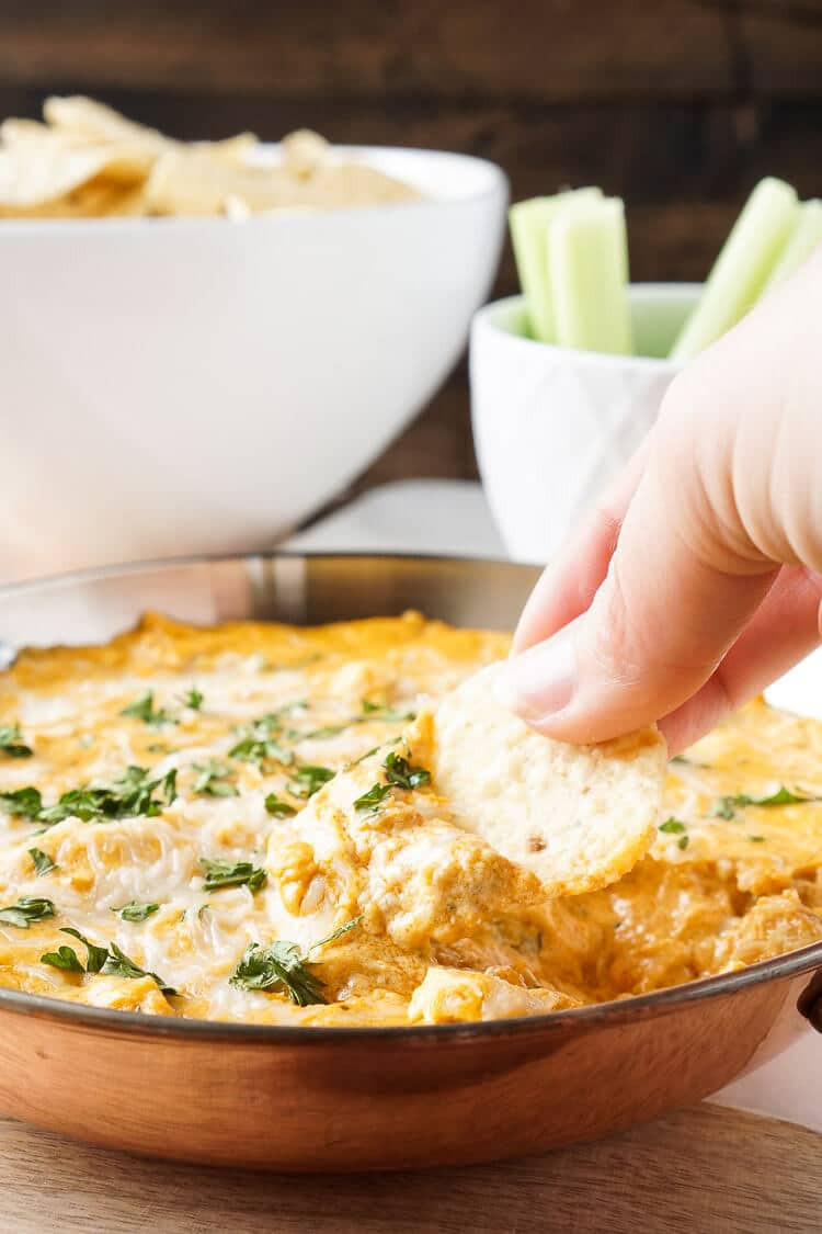 Baked Buffalo Chicken Dip
 Baked Buffalo Chicken Dip Sugar & Soul