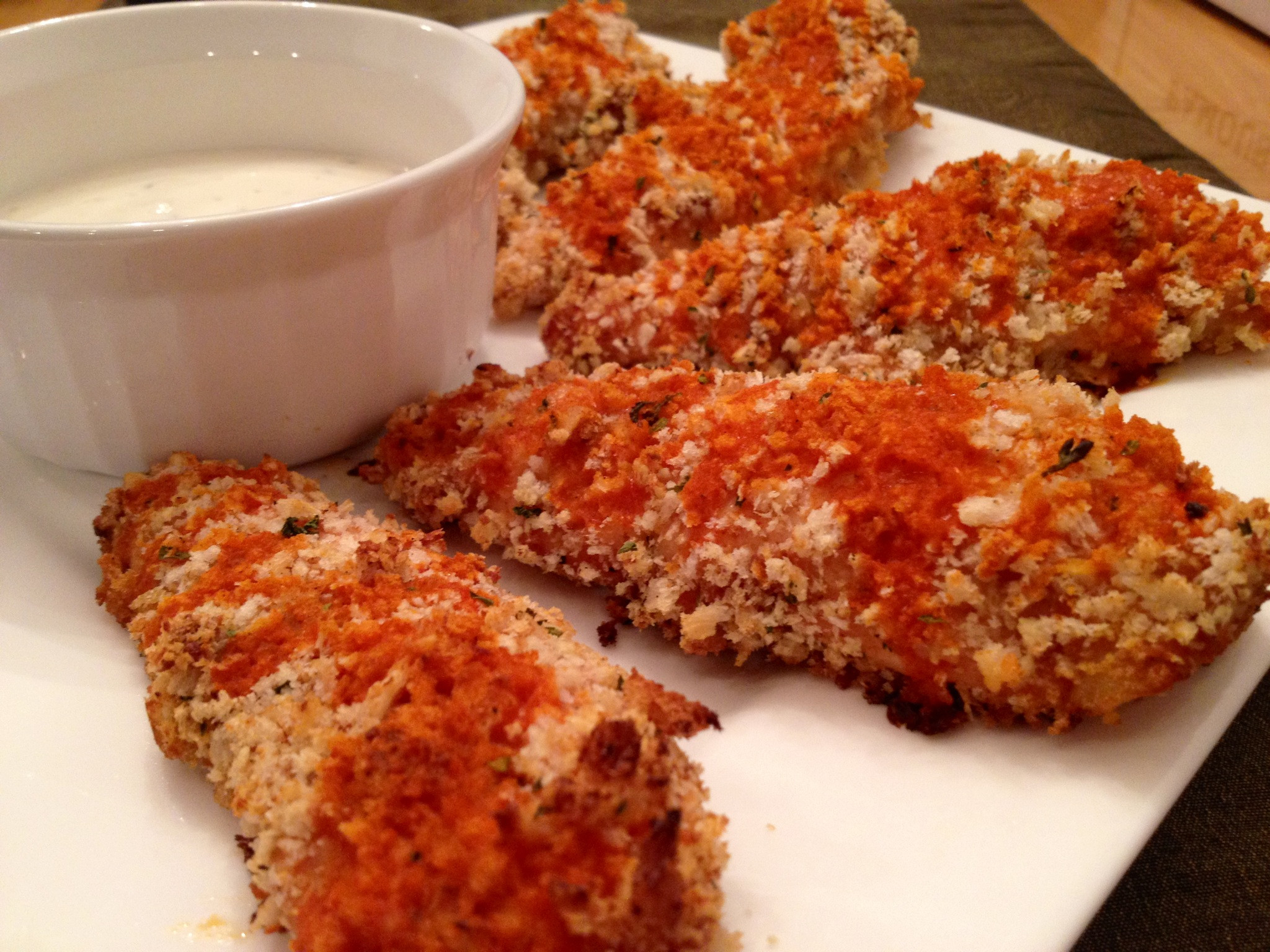 Baked Buffalo Chicken Tenders
 Healthy Baked Buffalo Tenders