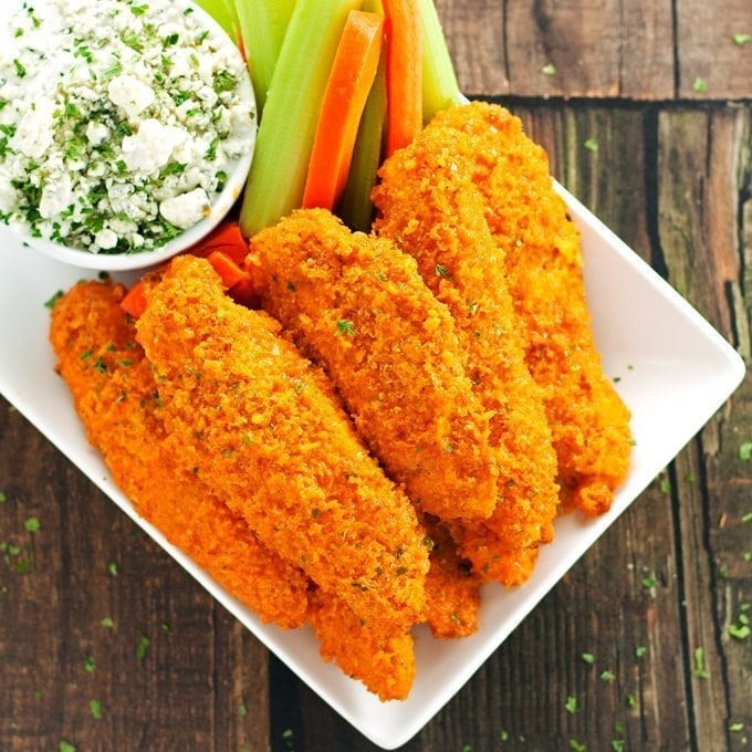 Baked Buffalo Chicken Tenders
 Healthy Crispy Oven Baked Buffalo Chicken Tenders 2teaspoons