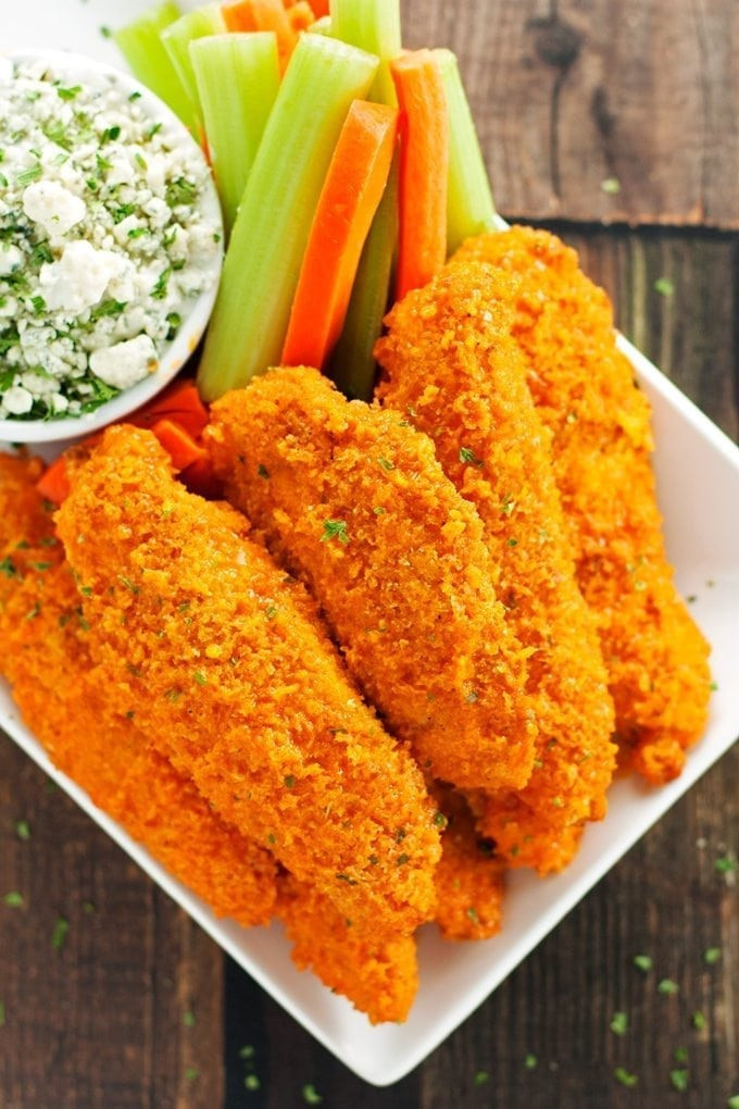 Baked Buffalo Chicken Tenders
 Healthy Crispy Oven Baked Buffalo Chicken Tenders 2teaspoons