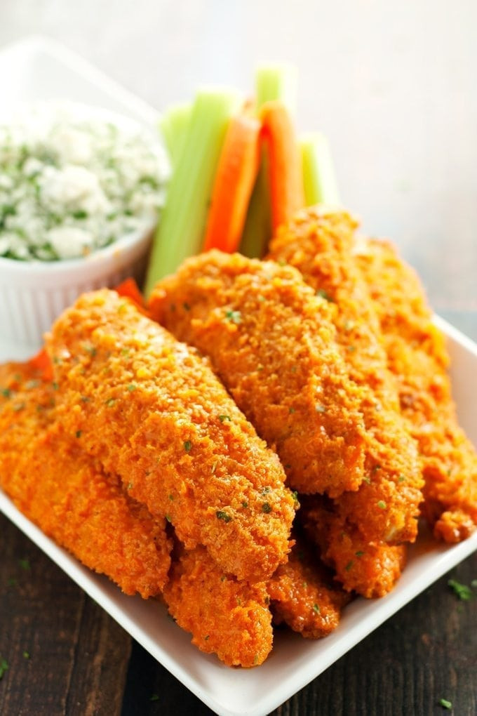 Baked Buffalo Chicken Tenders
 Healthy Crispy Oven Baked Buffalo Chicken Tenders 2teaspoons