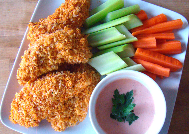 Baked Buffalo Chicken Tenders
 Healthy Busy Mom Baked Buffalo Chicken Tenders