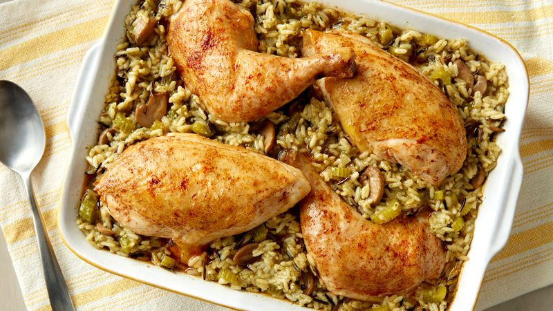 Baked Chicken And Rice Recipes
 Chicken and Rice Bake Recipe Pillsbury