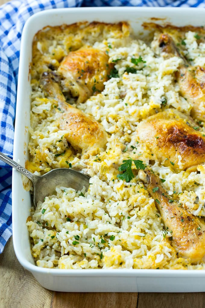 Baked Chicken And Rice Recipes
 Chicken and Rice Casserole Dinner at the Zoo