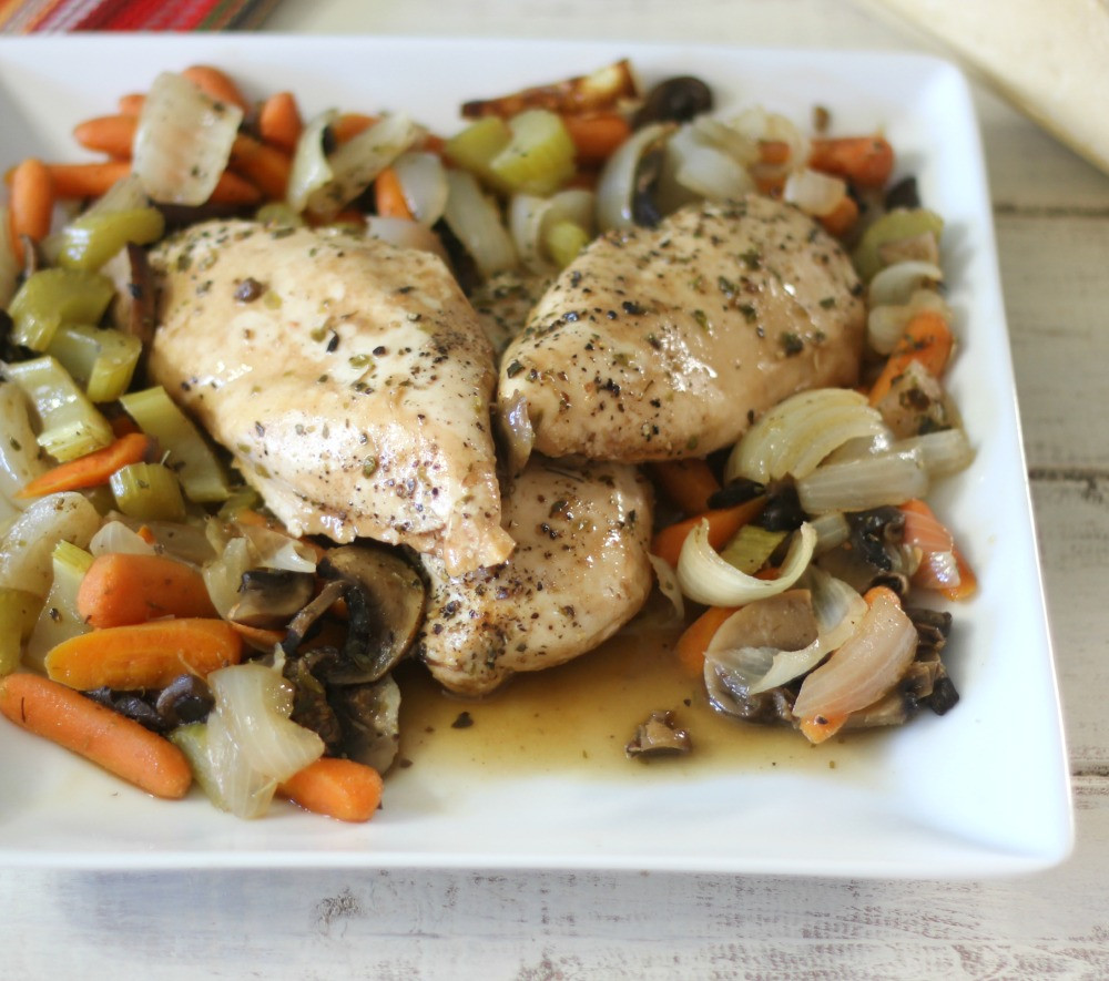 Baked Chicken And Vegetables
 Baked Chicken and Ve ables