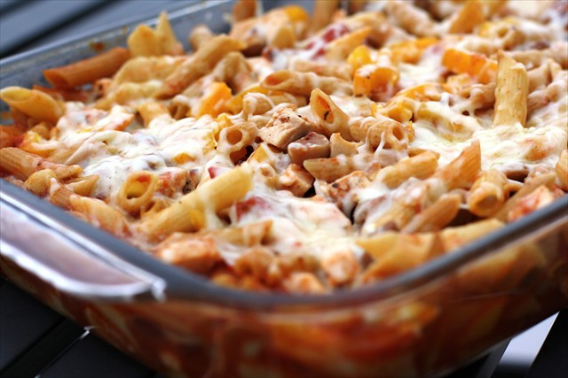 Baked Chicken Cacciatore
 baked chicken cacciatore with pasta