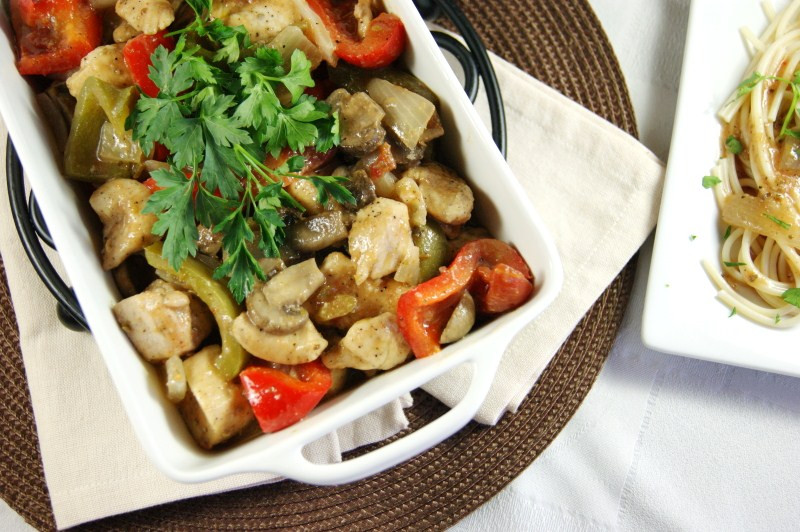 Baked Chicken Cacciatore
 The Kitchen is My Playground Easy Baked Chicken Cacciatore