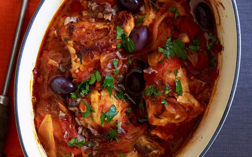 Baked Chicken Cacciatore
 Chicken cacciatore