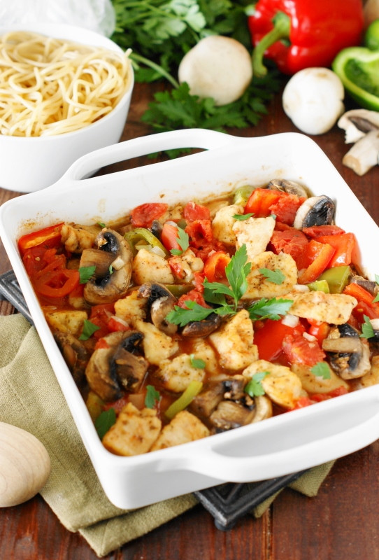Baked Chicken Cacciatore
 Easy Baked Chicken Cacciatore The Kitchen is My Playground