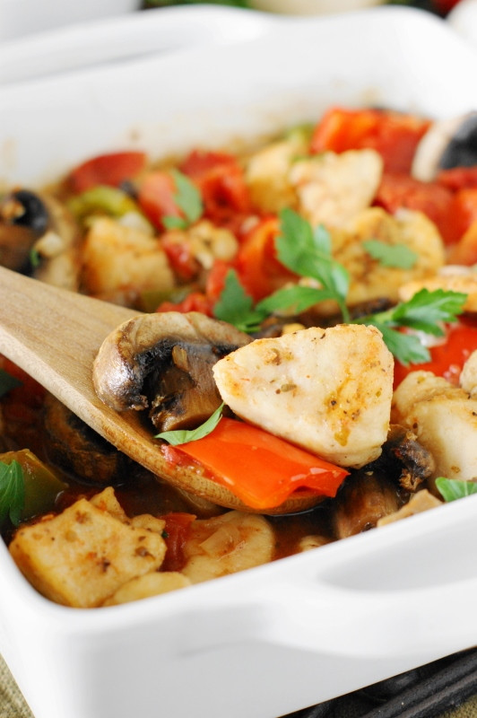 Baked Chicken Cacciatore
 The Kitchen is My Playground Easy Baked Chicken Cacciatore
