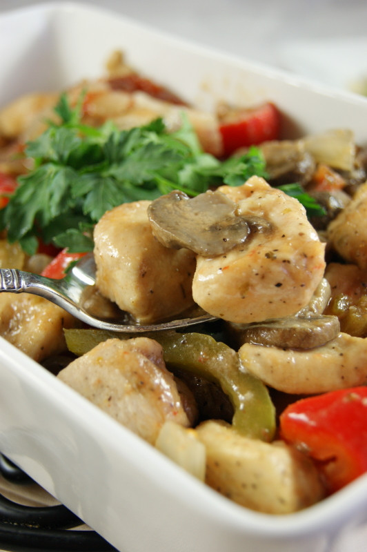 Baked Chicken Cacciatore
 The Kitchen is My Playground Easy Baked Chicken Cacciatore