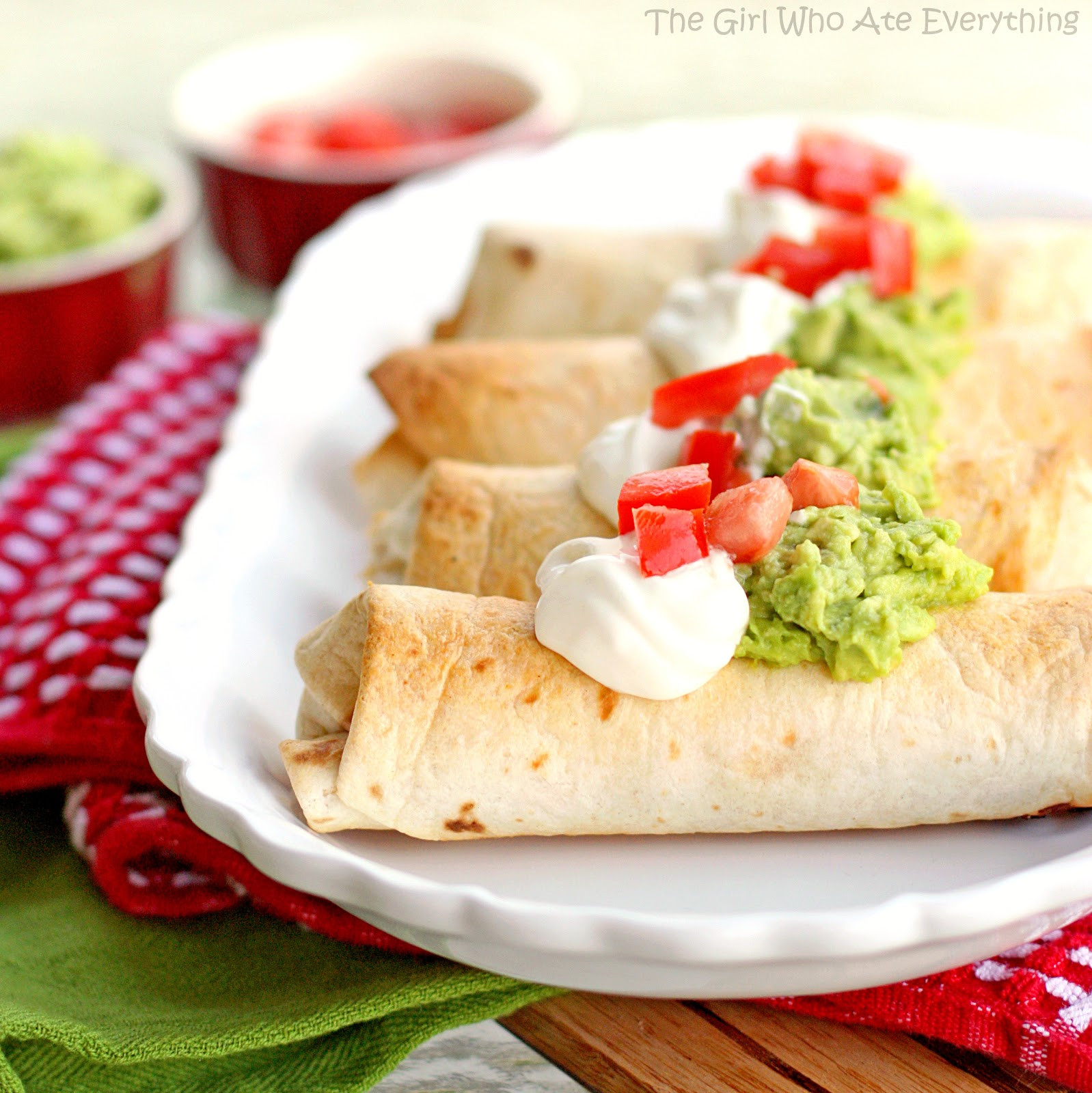 Baked Chicken Chimichangas
 Baked Chicken Chimichangas