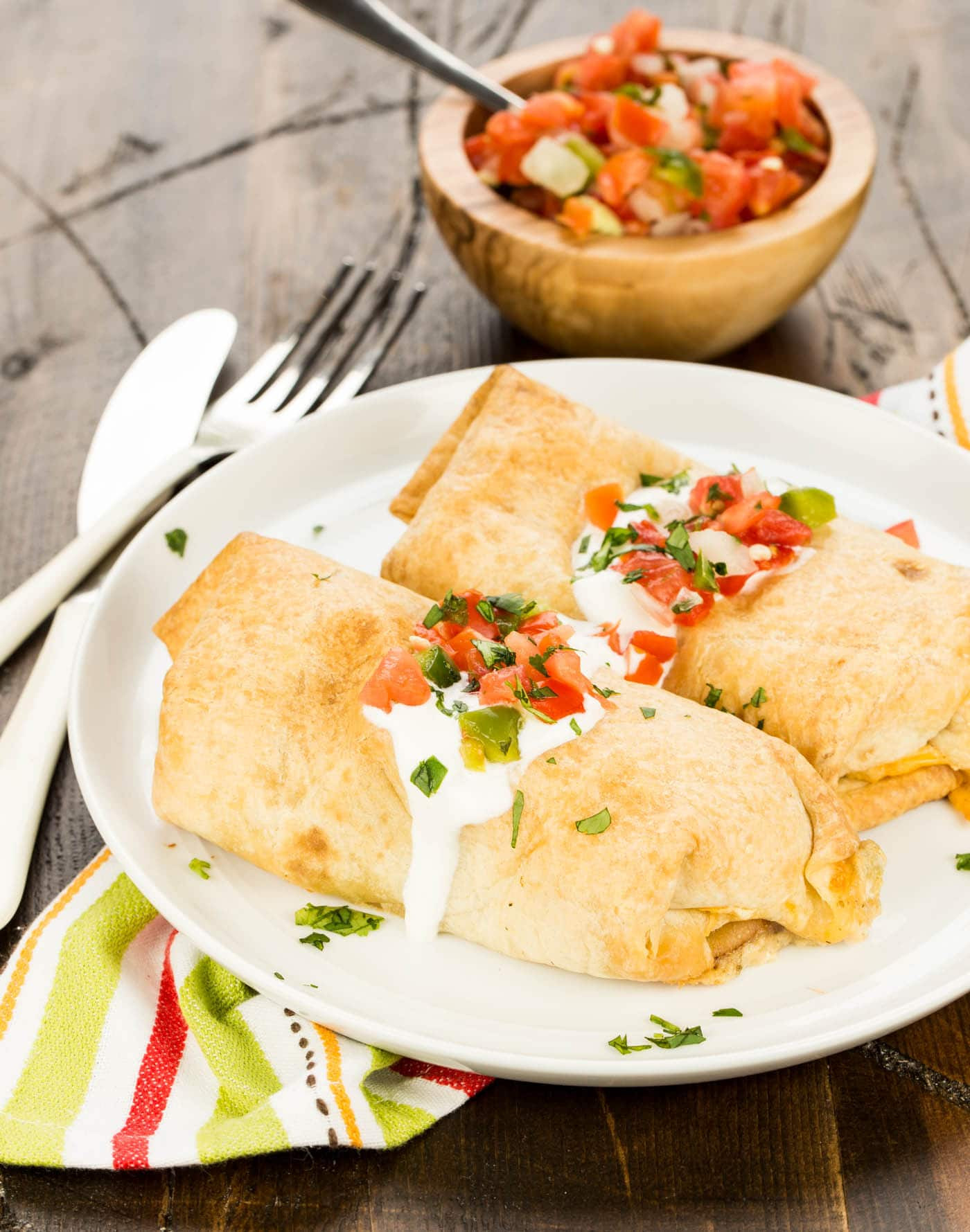 Baked Chicken Chimichangas
 oven fried chicken chimichanga