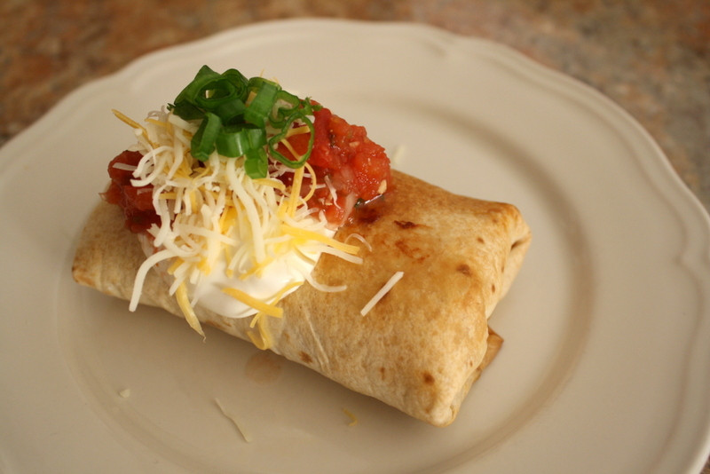 Baked Chicken Chimichangas
 Baked Chicken Chimichanga