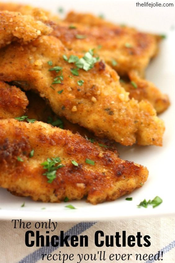 Baked Chicken Cutlet Recipes
 17 Best ideas about Baked Chicken Cutlets on Pinterest