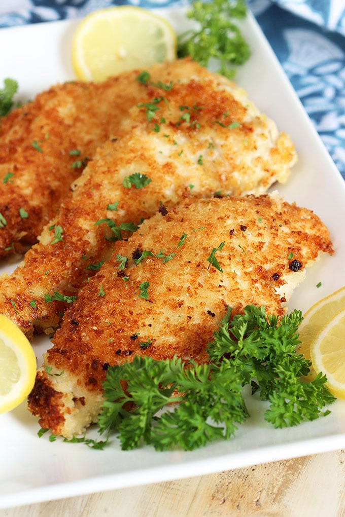 Baked Chicken Cutlet Recipes
 parmesan crusted chicken cutlets