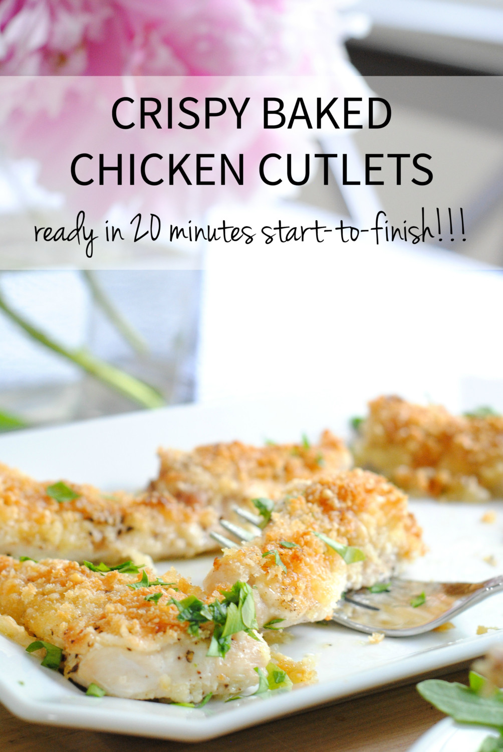 Baked Chicken Cutlet Recipes
 Easy Baked Crispy Chicken Cutlets Recipe The Chronicles