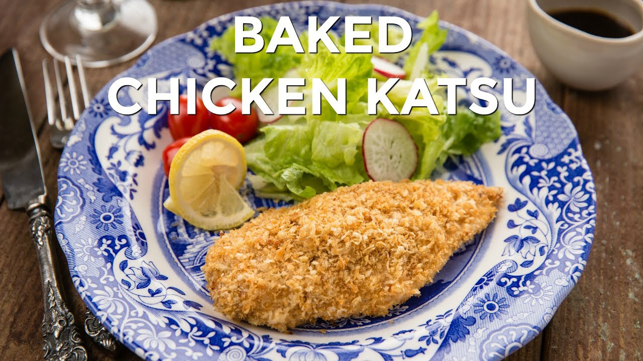 Baked Chicken Katsu
 How To Make Baked Chicken Katsu Recipe 揚げないチキンカツの作り方（レシピ