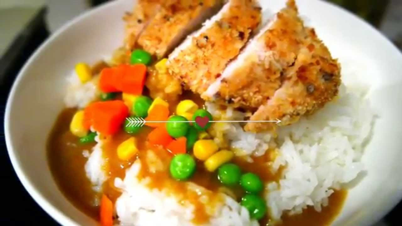 Baked Chicken Katsu
 Baked Chicken Katsu Curry Don Recipe