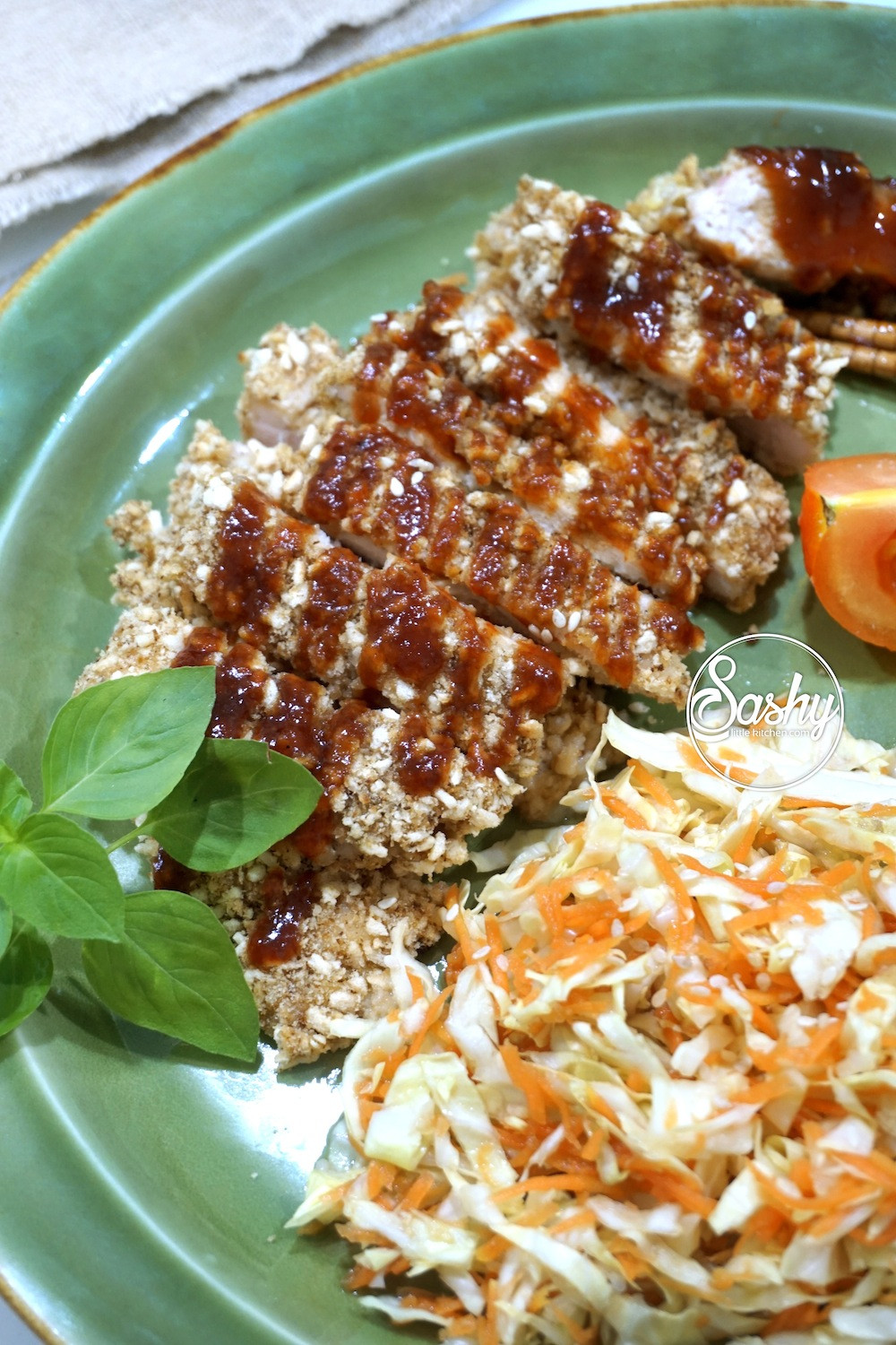 Baked Chicken Katsu
 Crispy Baked Chicken Katsu Sashy Little Kitchen Home