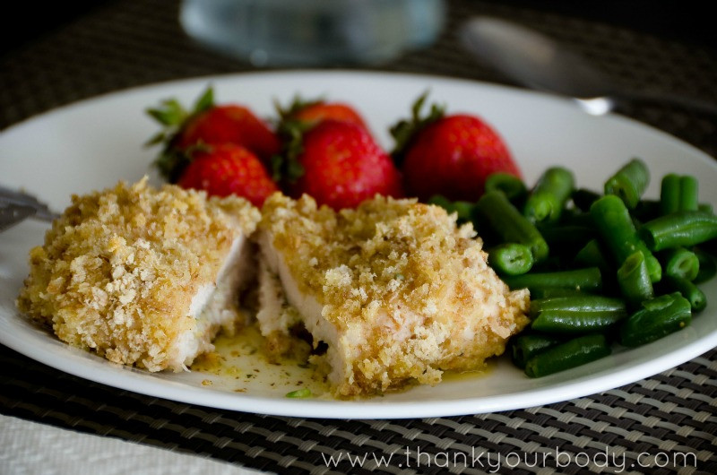 Baked Chicken Kiev
 Recipe Baked Chicken Kiev a buttery feast of goodness