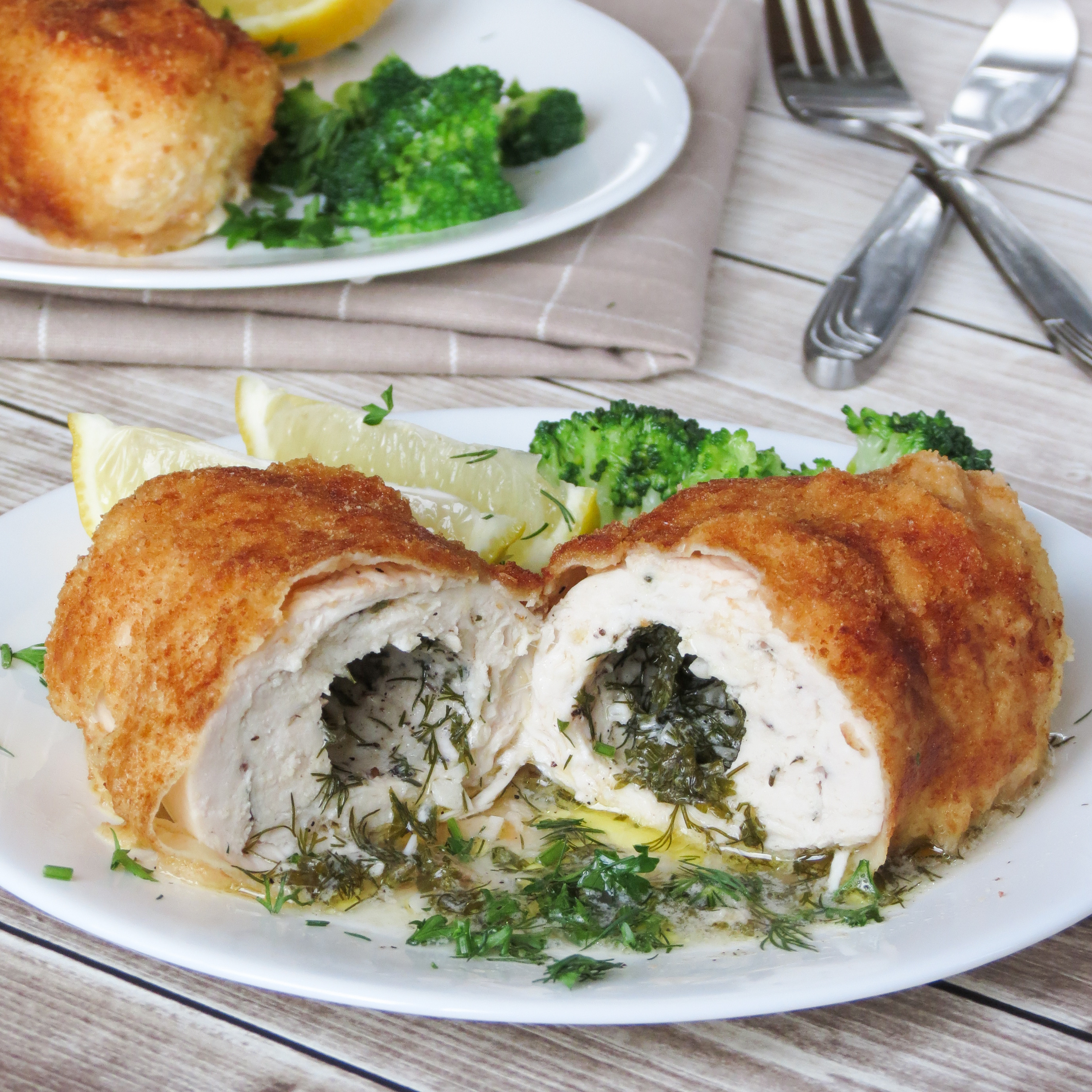 Baked Chicken Kiev
 Baked Chicken Kiev Yummy Addiction