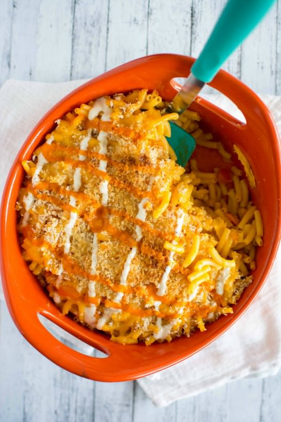 Baked Chicken Mac And Cheese
 Easy Baked Buffalo Chicken Mac and Cheese Slow Cooker