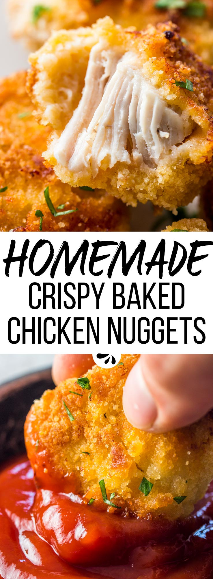 Baked Chicken Nuggets Recipe
 Healthy Baked Chicken Nug s Homemade Fast Food