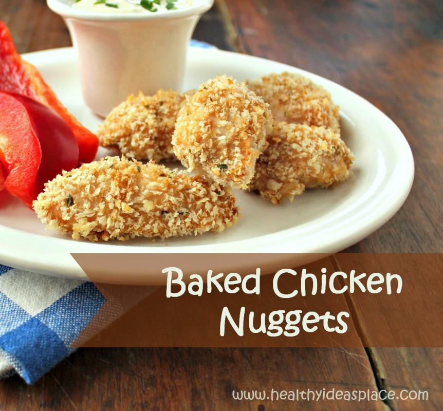 Baked Chicken Nuggets Recipe
 Seasoned Baked Chicken Nug s Recipe — Dishmaps