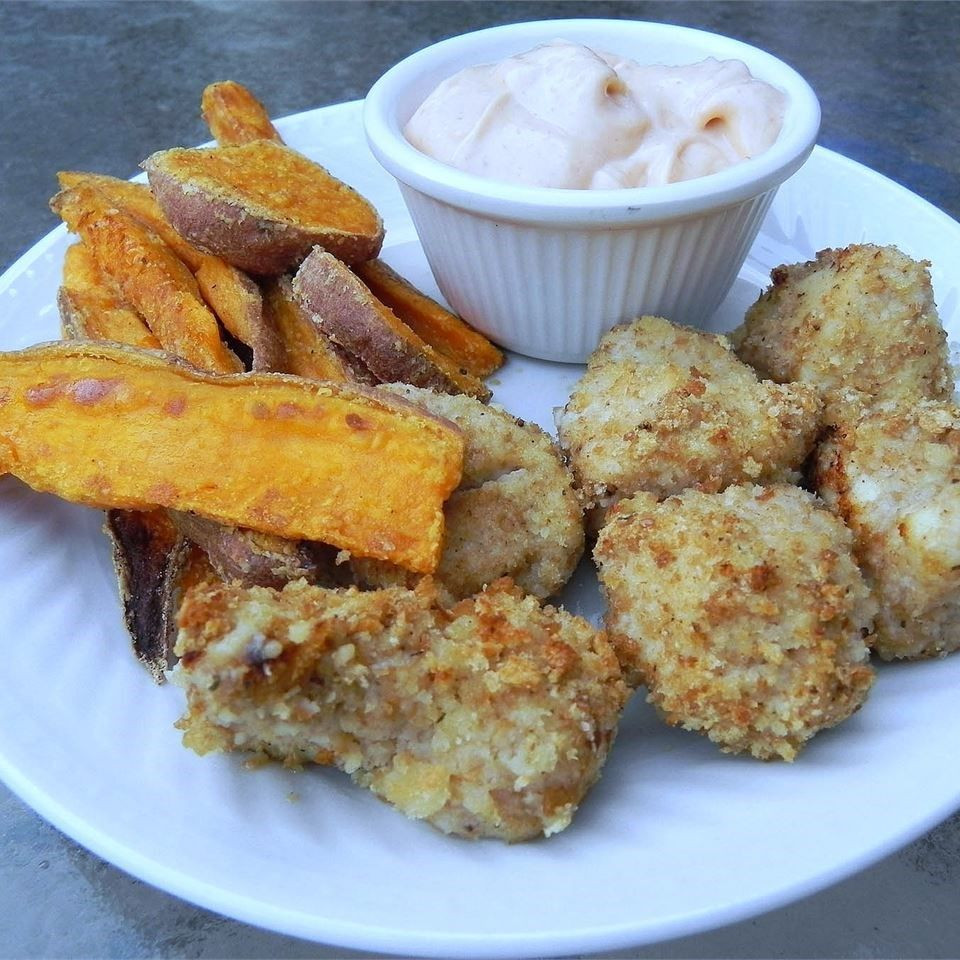 Baked Chicken Nuggets Recipe
 Baked Chicken Nug s recipe All recipes UK