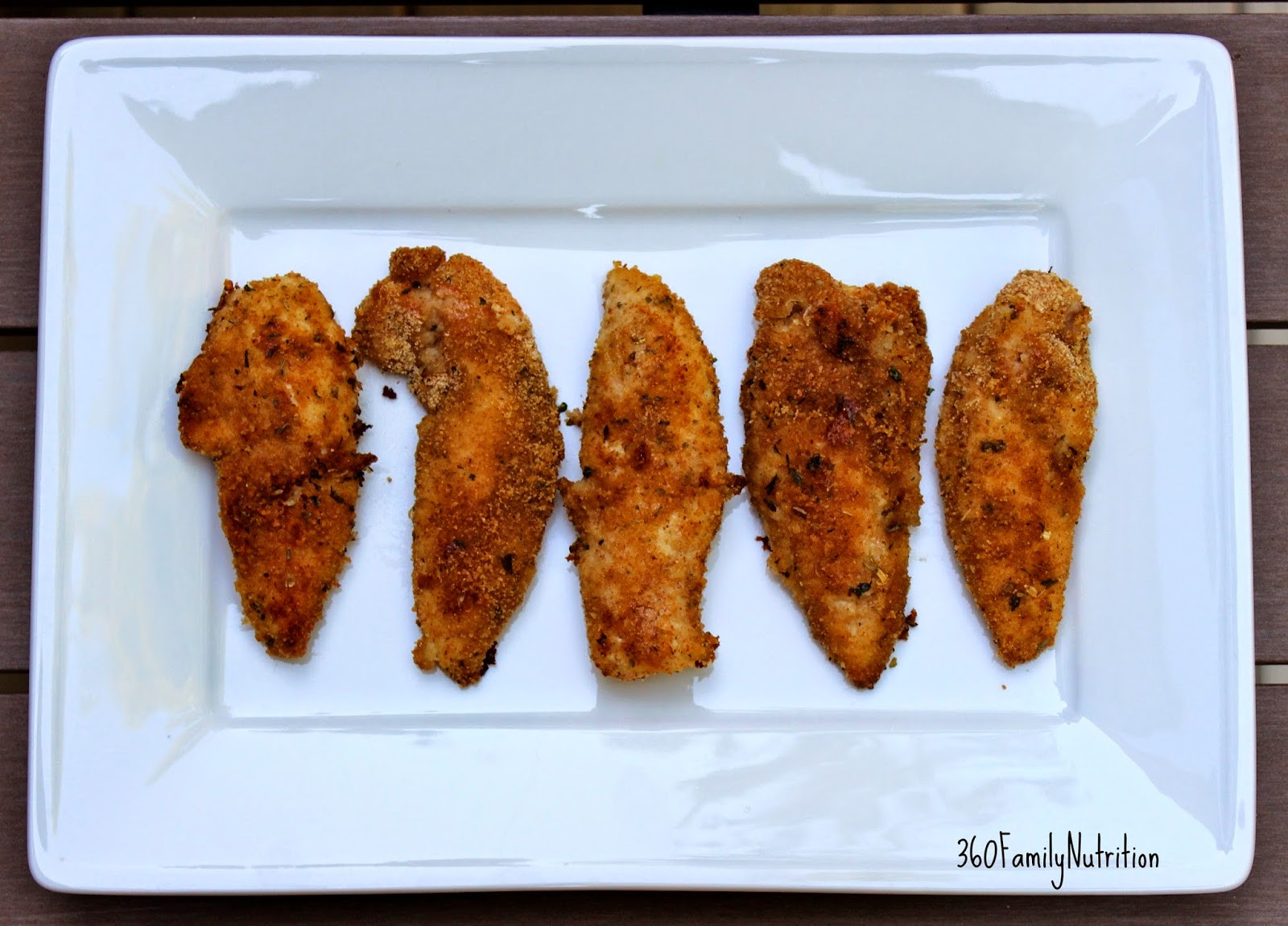 Baked Chicken Nutrition
 Baked Chicken Fingers 360 Family Nutrition