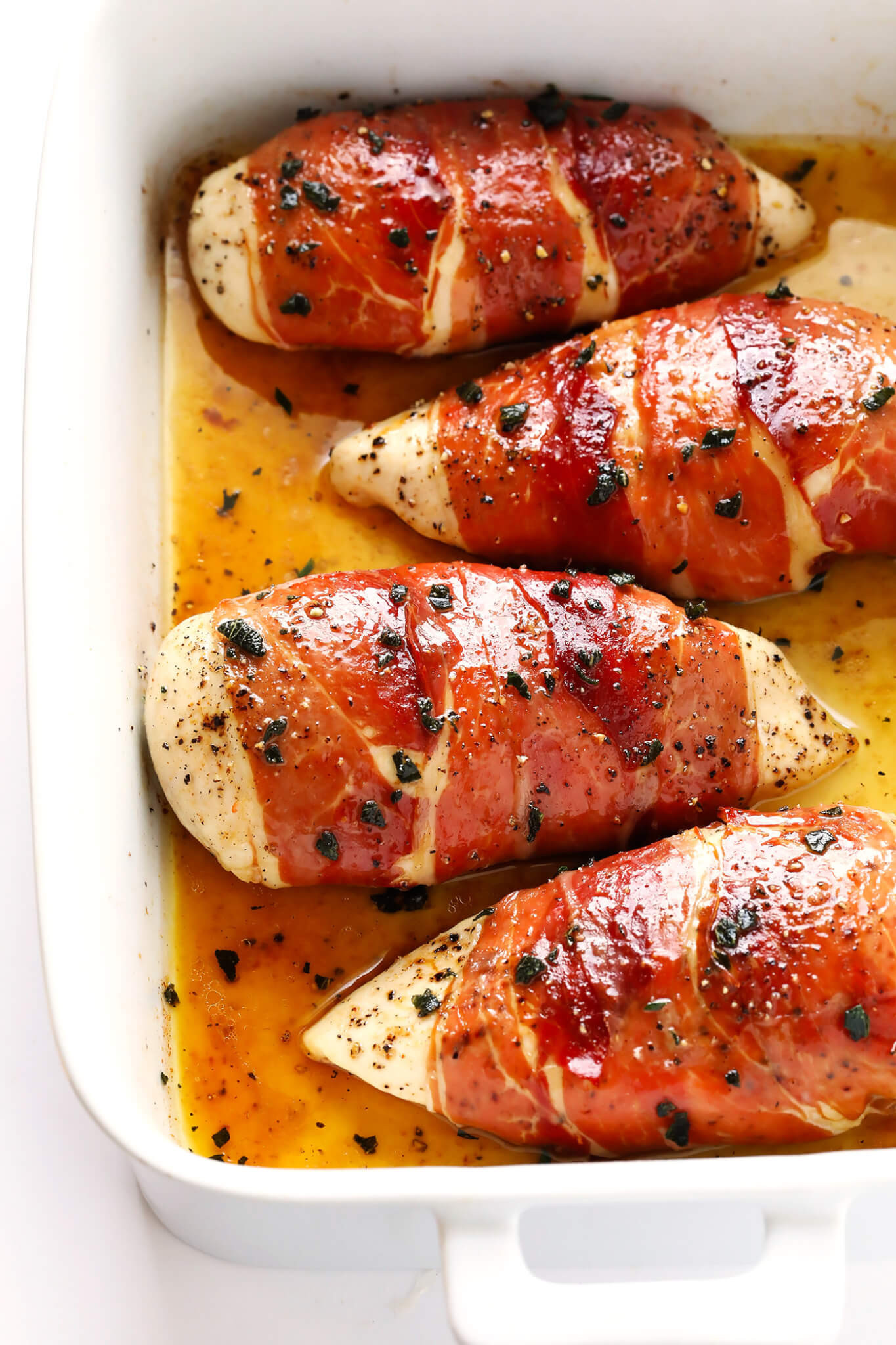 Baked Chicken Recipes
 Prosciutto Wrapped Baked Chicken