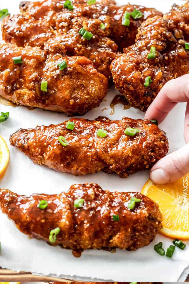 Baked Chicken Tender Recipes
 Sweet and Spicy Baked Orange Chicken Tenders Carlsbad