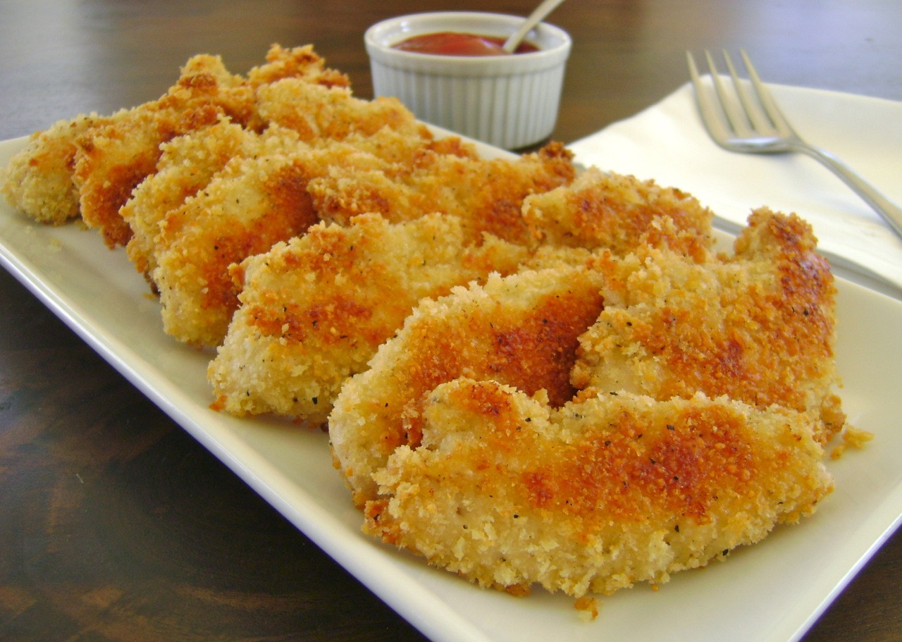 Baked Chicken Tender Recipes
 baked breaded chicken tenders recipe