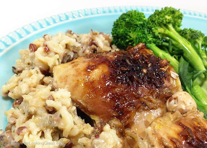 Baked Chicken Thighs And Rice
 Easy Chicken Thigh & Wild Rice Bake Through Her Looking