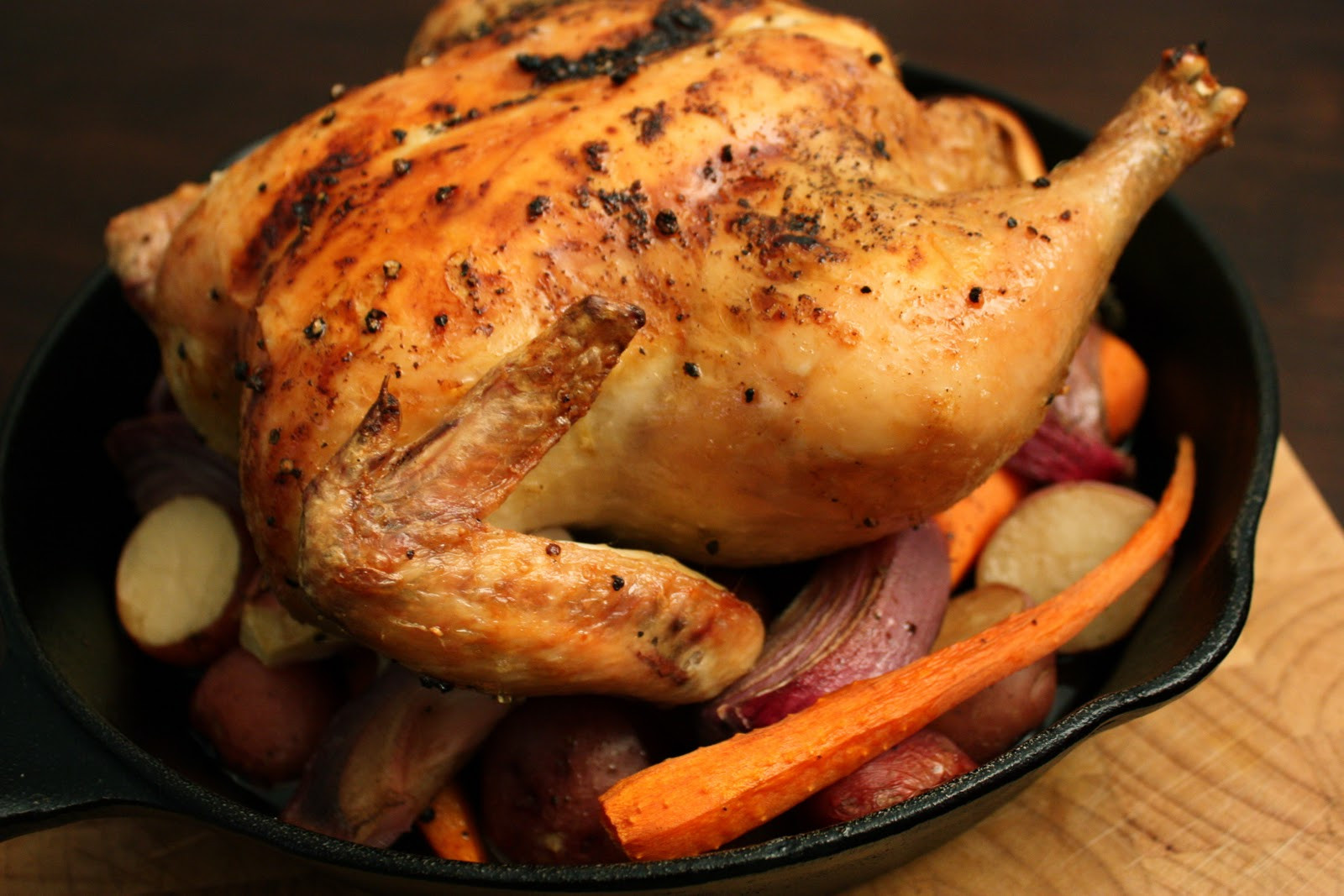 Baked Chicken Whole
 Have Her Over For Dinner Whole Roasted Chicken with