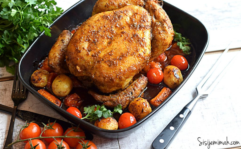 Baked Chicken Whole
 oven baked whole chicken