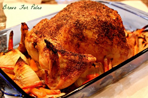 Baked Chicken Whole
 Oven Roasted Chicken Recipe Bravo For Paleo