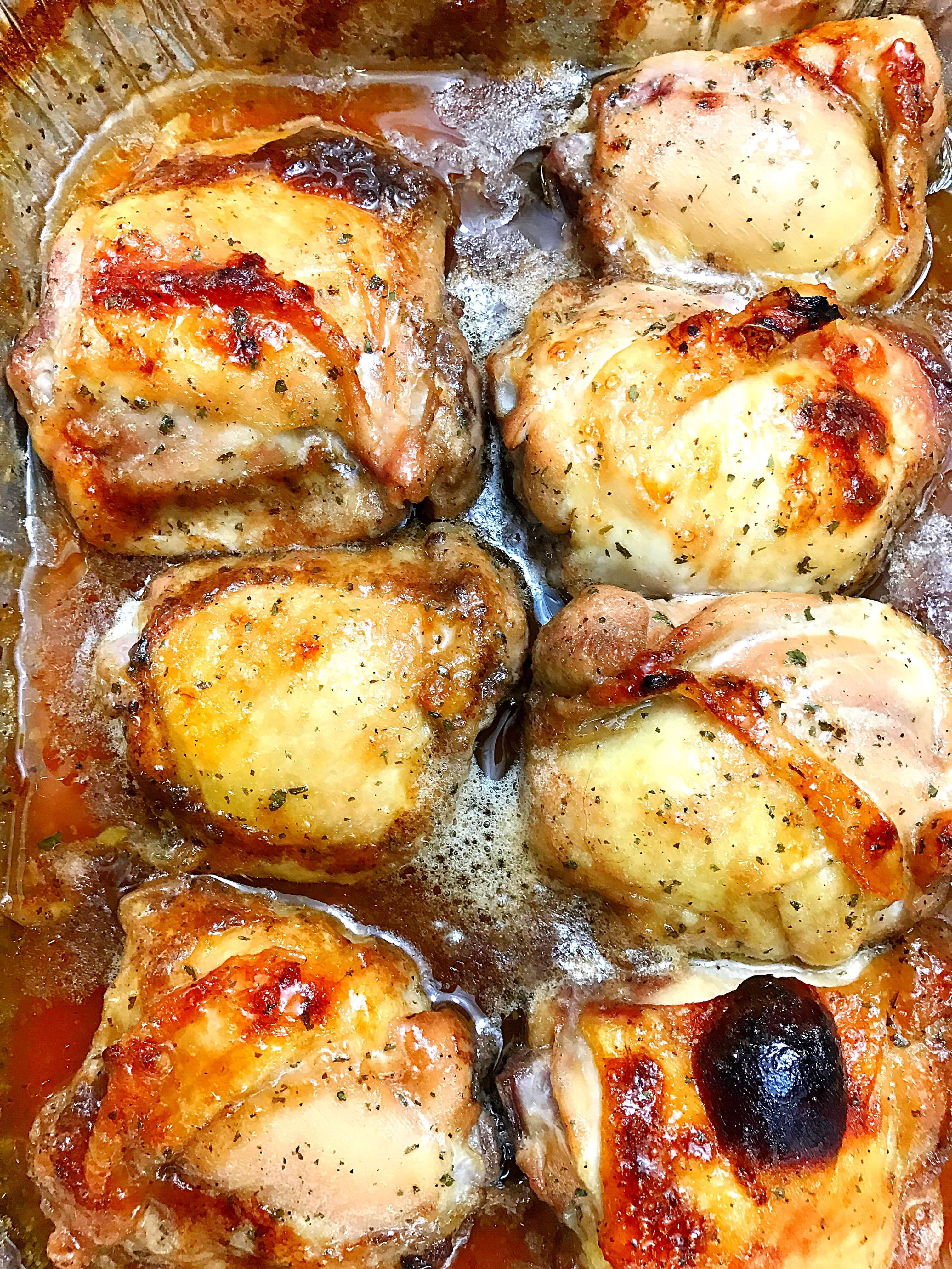 Baked Chicken With Italian Dressing
 baked chicken thighs italian dressing