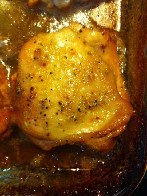 Baked Chicken With Italian Dressing
 Baked Chicken Thighs with Brown Sugar and Italian Dressing