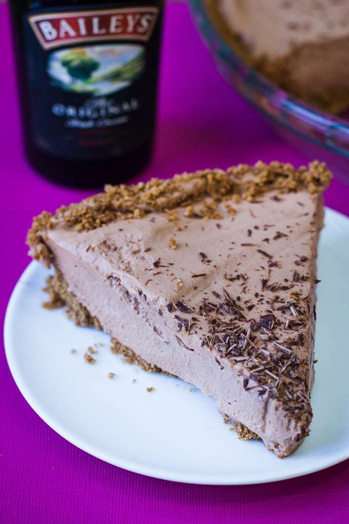 Baked Chocolate Pie
 No Bake Baileys Chocolate Pie