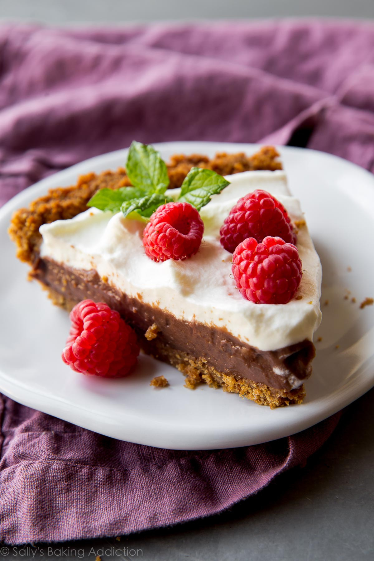 Baked Chocolate Pie
 no bake chocolate pie with graham cracker crust